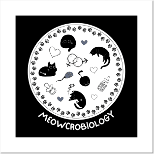 Meowcrobiology Posters and Art